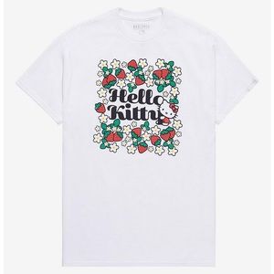 Hello Kitty strawberry graphic t-shirt